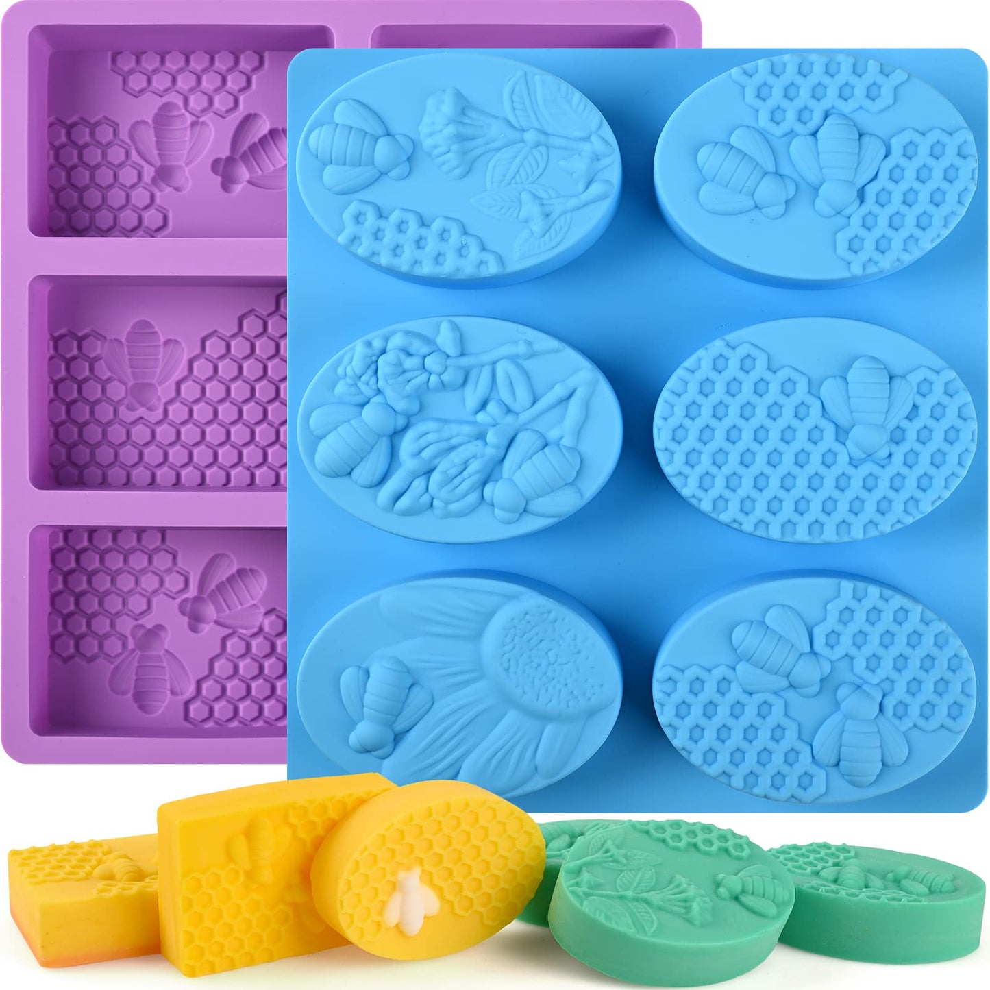 Sakolla Christmas Resin Molds 2 Pack Christmas Silicone Molds Ornaments Resin Molds Round Shape Lettered Pendant for Epoxy Resin Casting DIY Jewelry Keychain Snowflakes Crafts