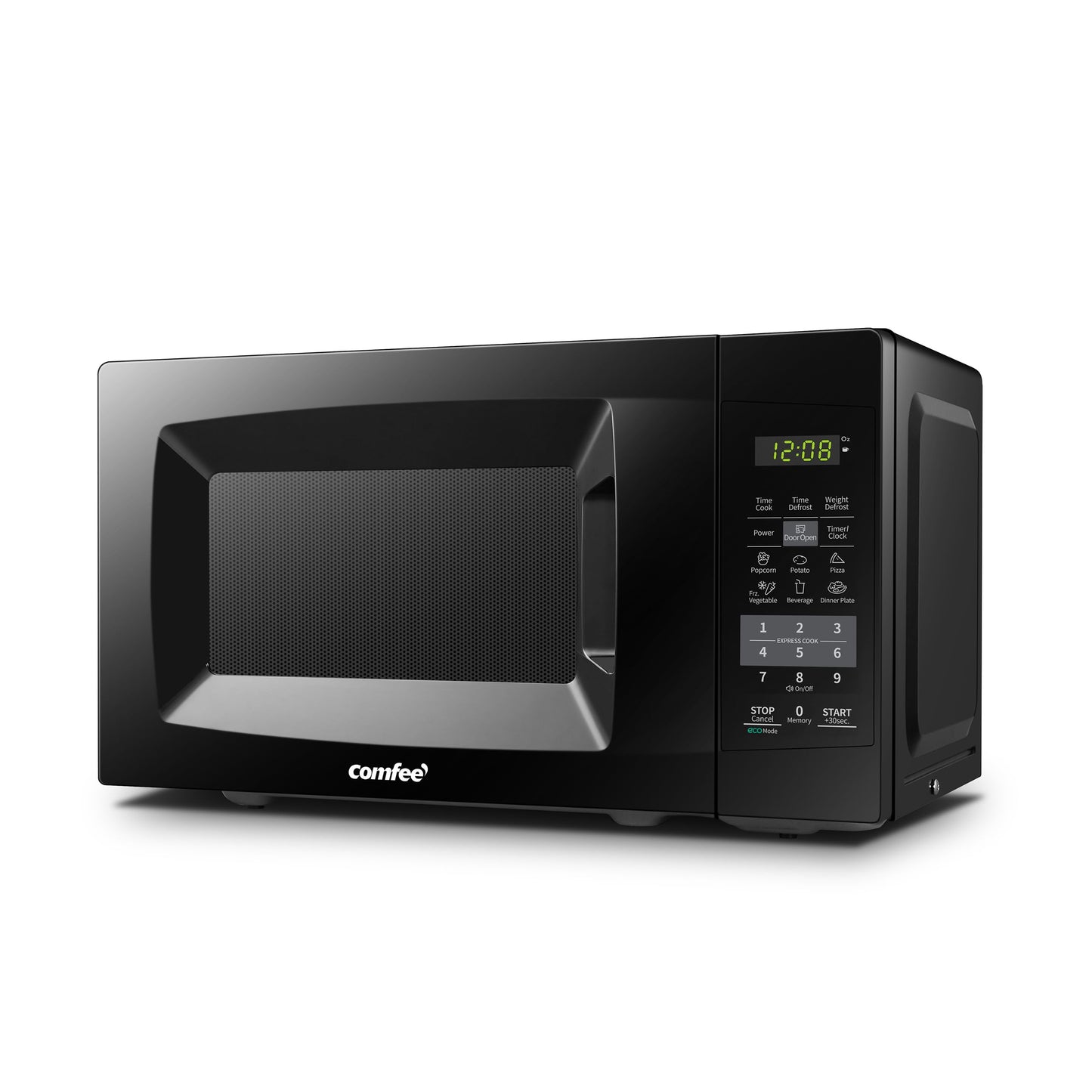 COMFEE' Countertop Microwave Oven, 0.7 Cu.Ft, 700W,Pearl White, ECO Mode