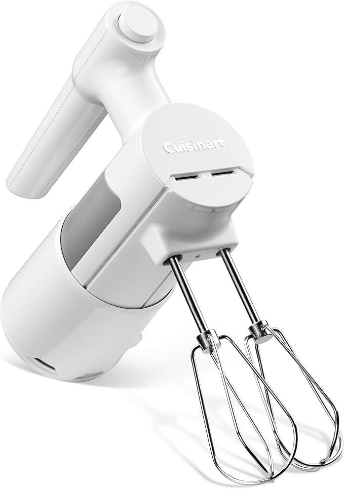 Cuisinart HM-3 Power Advantage 3-Speed Hand Mixer, White
