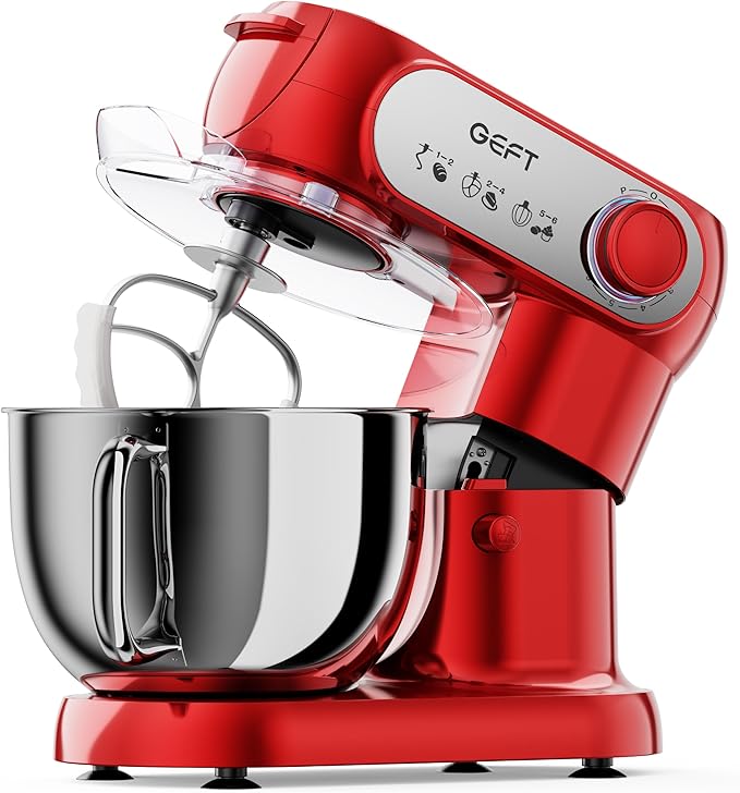 GEFT Stand Mixer, 3.5QT&6QT Bowls Mixers Kitchen Electric Stand Mixer Gray