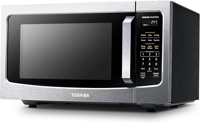 TOSHIBA Countertop Microwave Oven with Smart Sensor, 1.1 Cu.Ft, 1000W