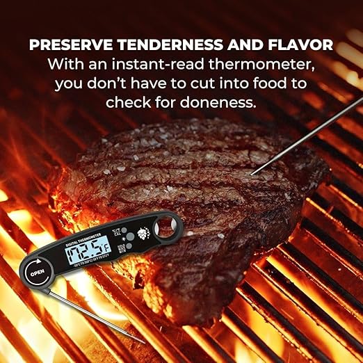 Cathy Yoder Digital Meat Thermometer, Instant Read Food Temperature Probe