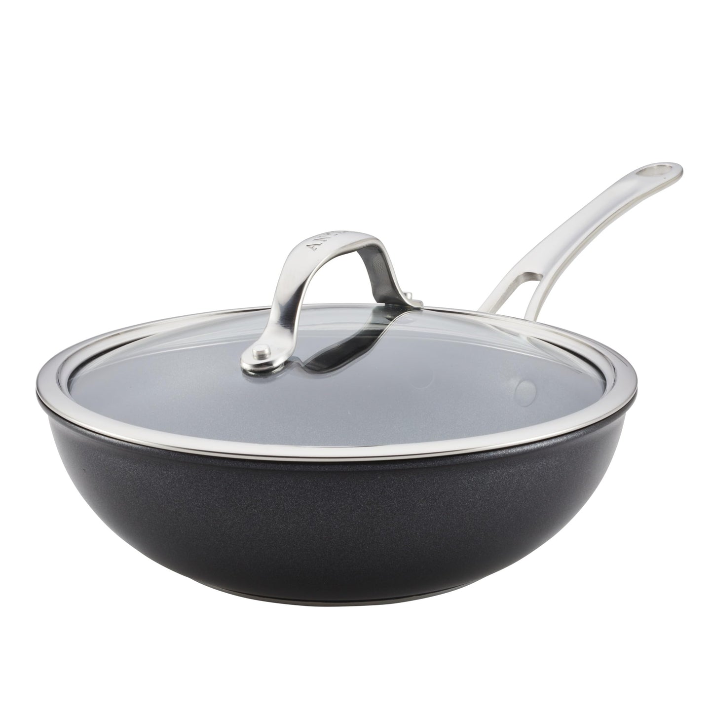 Anolon X Hybrid Nonstick Induction Saute Pan With Lid, 3.5 Quart - Charcoal Gray