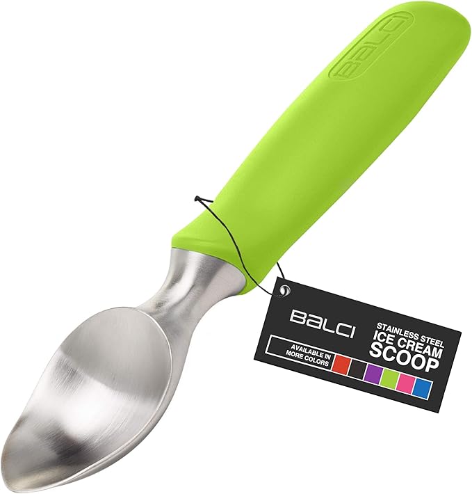 BALCI Stainless Steel Ice Cream Scoop - Black