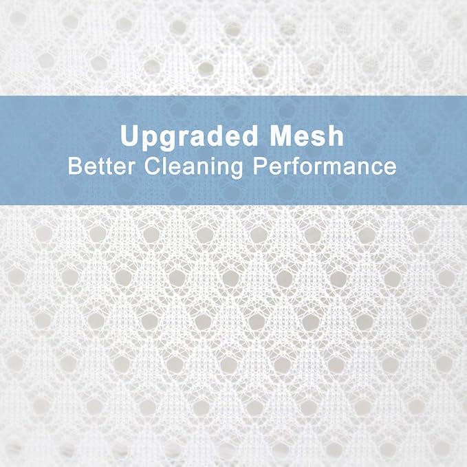 Muchfun 3Pcs Durable Diamond Mesh Laundry Bags for Delicates 12 x 16 Inches (3 Medium)
