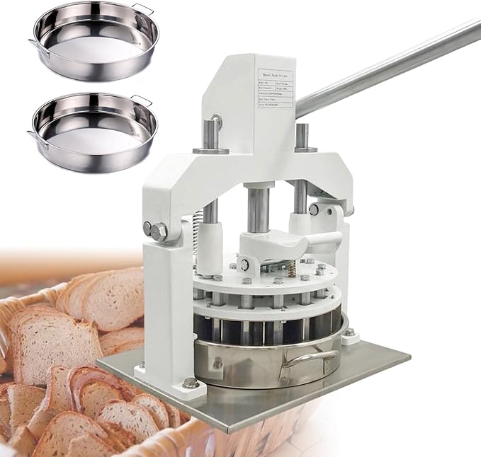 Yokoma Table Top Dough Dividing Machine Manual Dough Divider 18PCS Dough Cutter Commercial Dough Dividing Machine Dough Baking Divider, 2.12oz-11.29oz, 18PCS