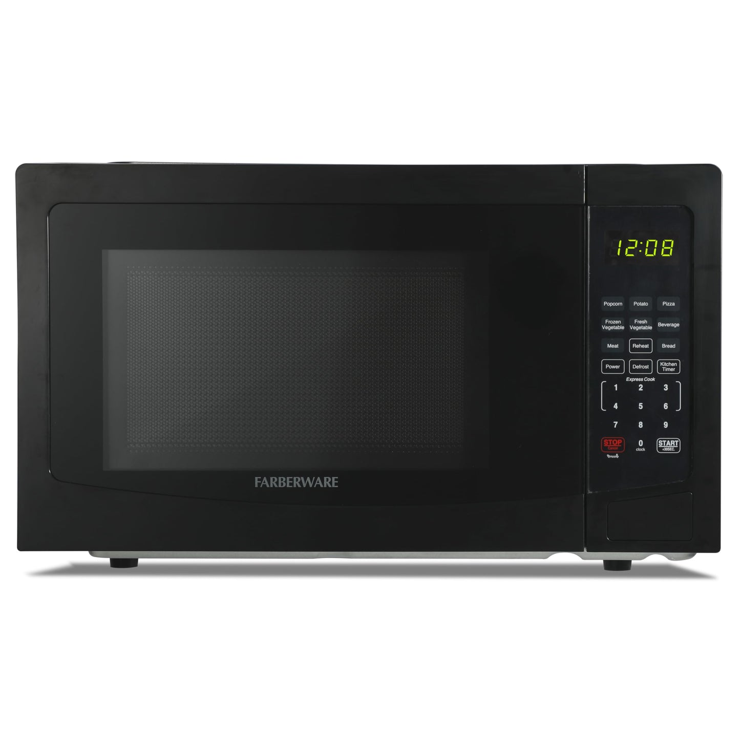 Farberware 0.7 Cu. Ft. Countertop Microwave Oven – 700 Watts Power, Auto Cook Settings, Defrost, Easy Clean and Child Safety Lock - White