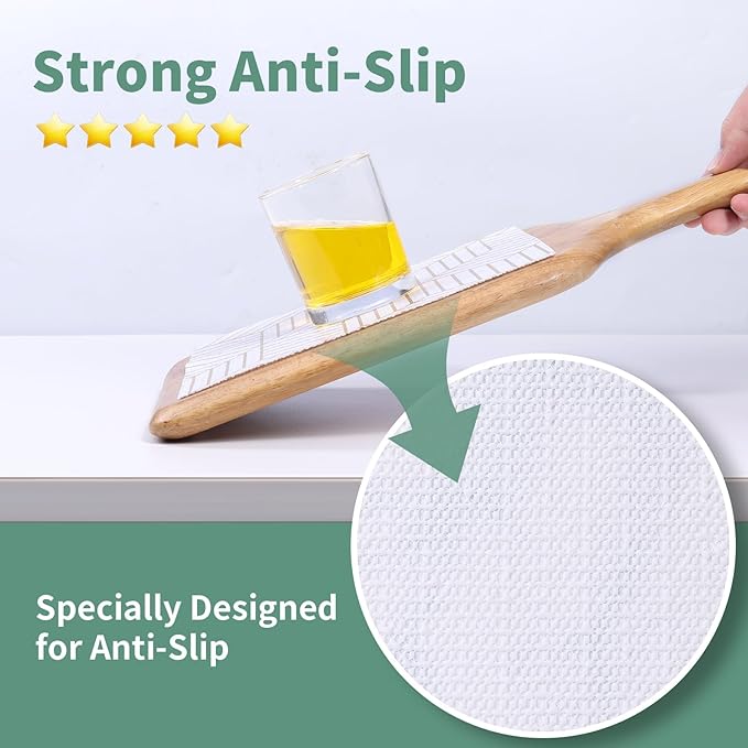 Shelf Liners for Kitchen Cabinets 17.5in x 20FT, Non Adhesive Cabinet Liner Strong Non-Slip Thickened Gold Geometric Drawer Liner, Easy to Clean for Shelf, Cabinet with Knife and Tape Measure
