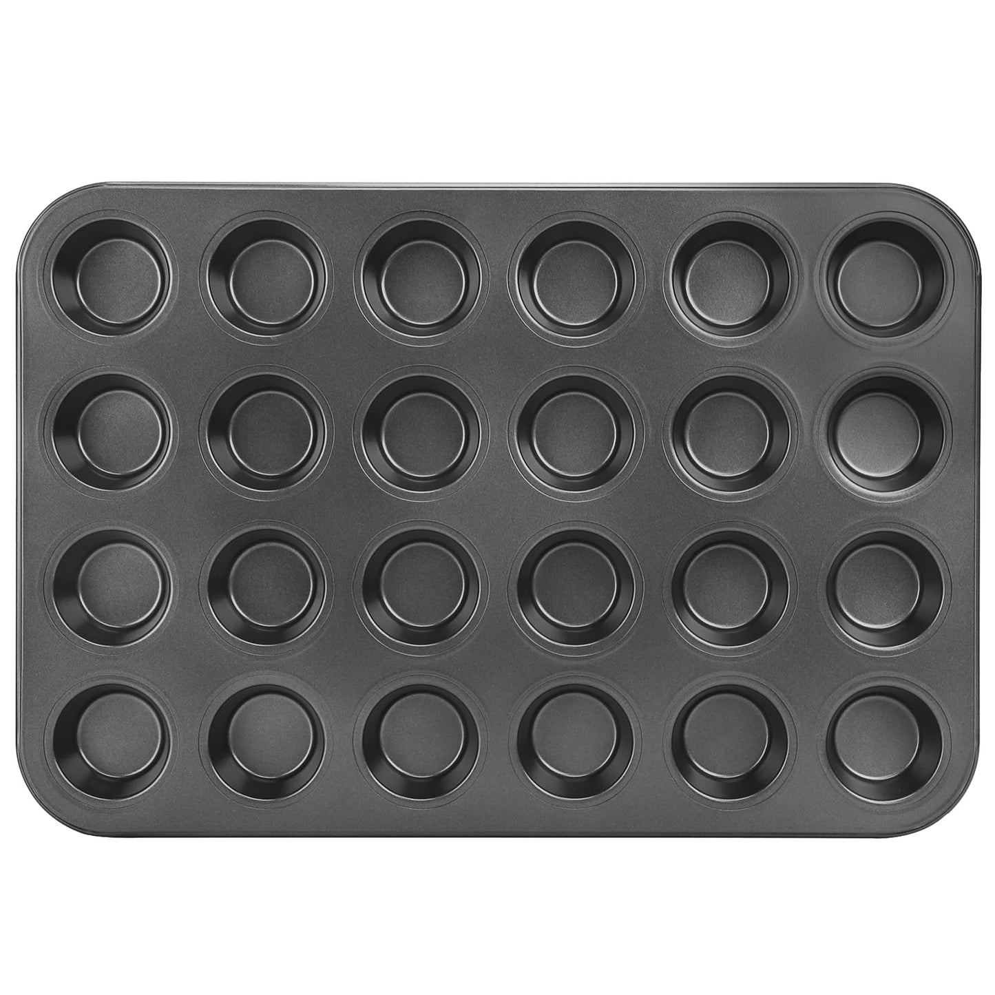Beasea Brownie Pan with Dividers, 1 Set 12 Cavity All Edges Square Cupcake Brownie Pans Mini Cake Non Stick Baking Carbon Steel Bread Mold Small Edge 3x4 Individual Cutter Sheet Tray for Cookie Oven