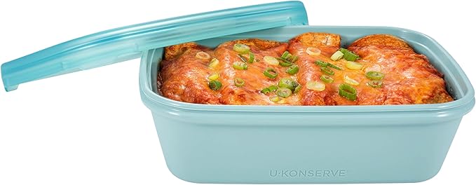 U-Konserve Platinum Silicone Food Container Bento Box 8 oz Night Harvest