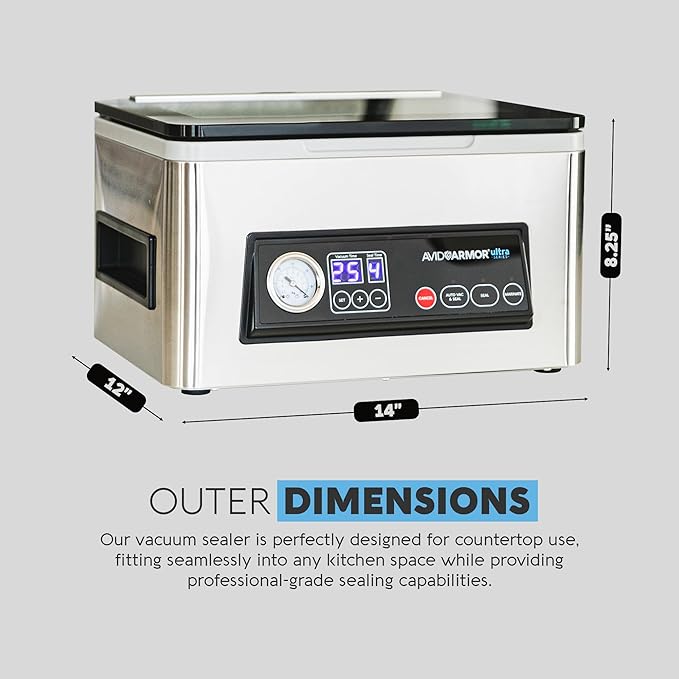 Avid Armor USV20 Chamber Vacuum Sealer Machine – High-Volume 11.5” Sealer