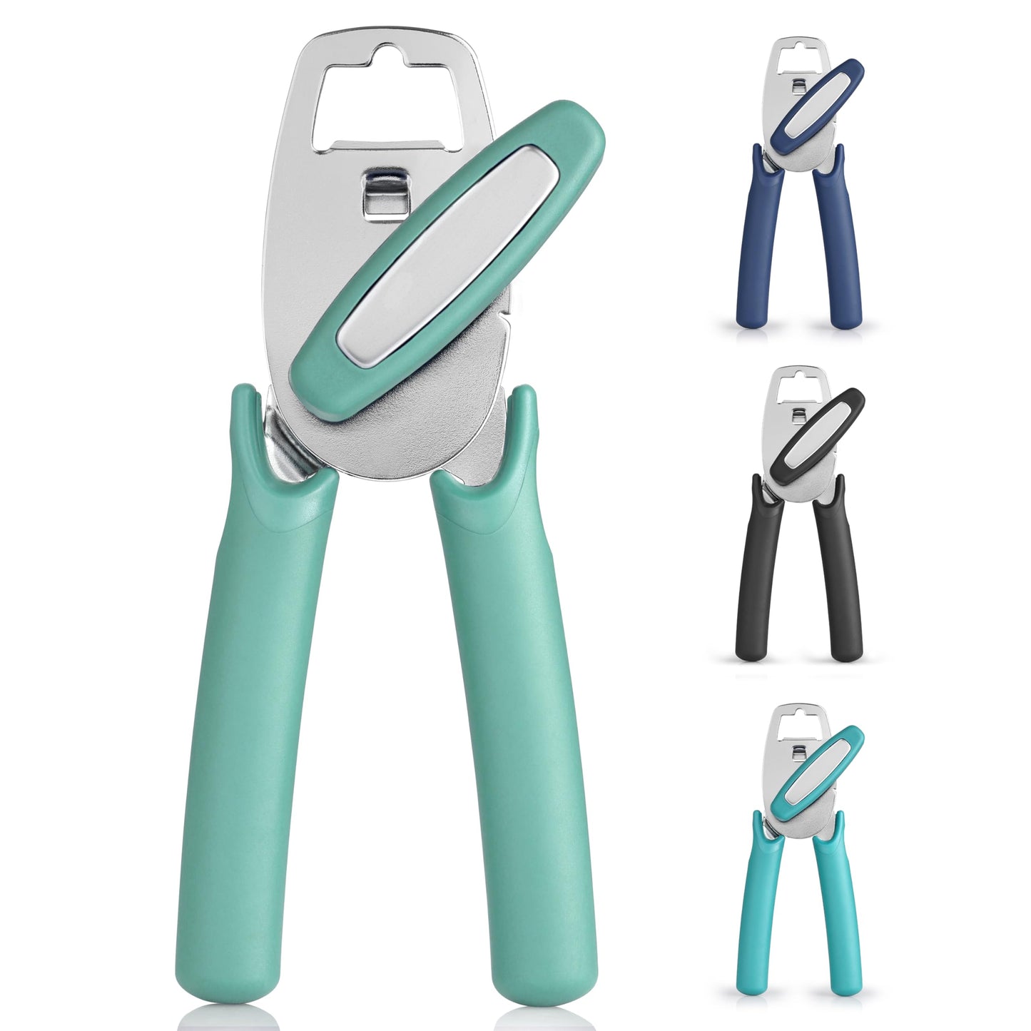 Zulay Kitchen Can Opener with Large Bottle Opener