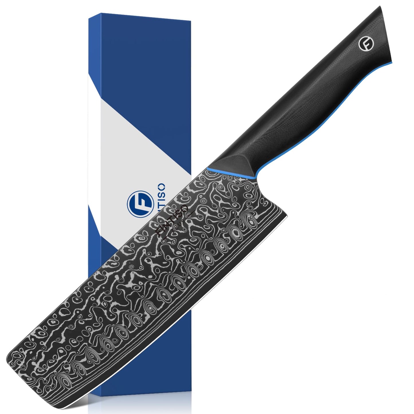 3 Piece Kitchen Knife Set, 67-Layer Damascus Steel, Ergonomic G10 Handle