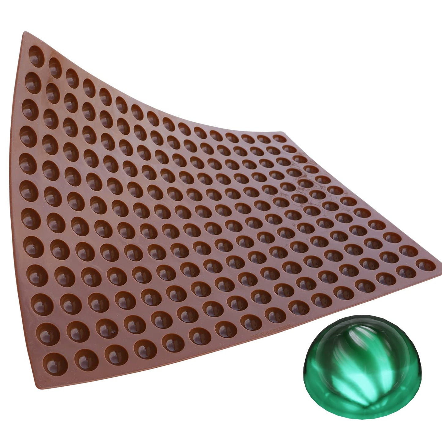 Round Silicone Candy Mold - Half Sheet