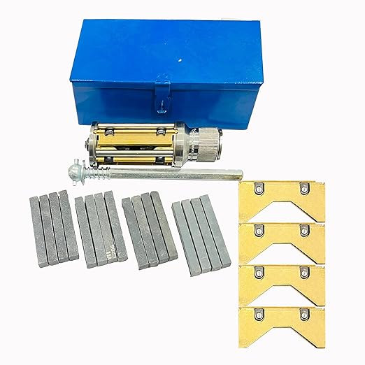 Engine Cylinder Hone Kit with 16 Stones, Adjustable Mandrel 62mm-88mm