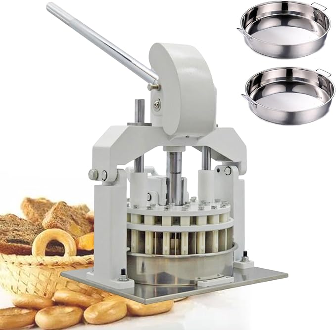 Yokoma Manual Dough Divider Table Top Dough Dividing Machine 36PCS Dough Cutter Commercial Dough Dividing Machine Dough Baking Divider, 1.06oz-5.64oz, 36PCS