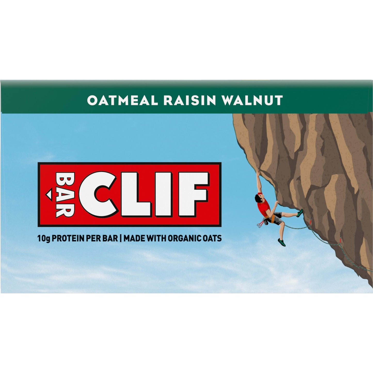 CLIF BAR Protein Energy Bars, Oatmeal Raisin Walnut, 10ct