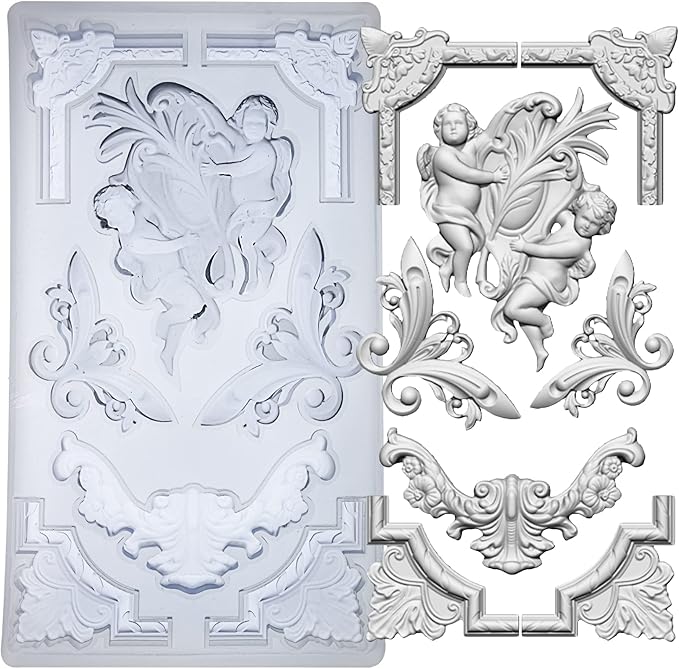 Mermaid and Sea Creatures Clay Molds for Crafts