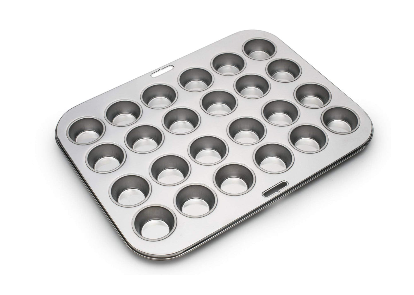 Fox Run Stainless Steel Mini Muffin & Cupcake Pan, 24 Mini Cups Baking Pan