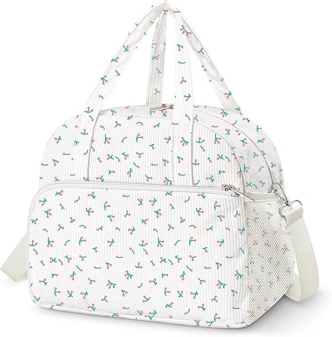 Coobiiya Lunch Bag Lunch Box for Women Men,12L Reusable Cute Corduroy Lunchbag Large Capacity- Leakproof, Insulated LunchBox Tote