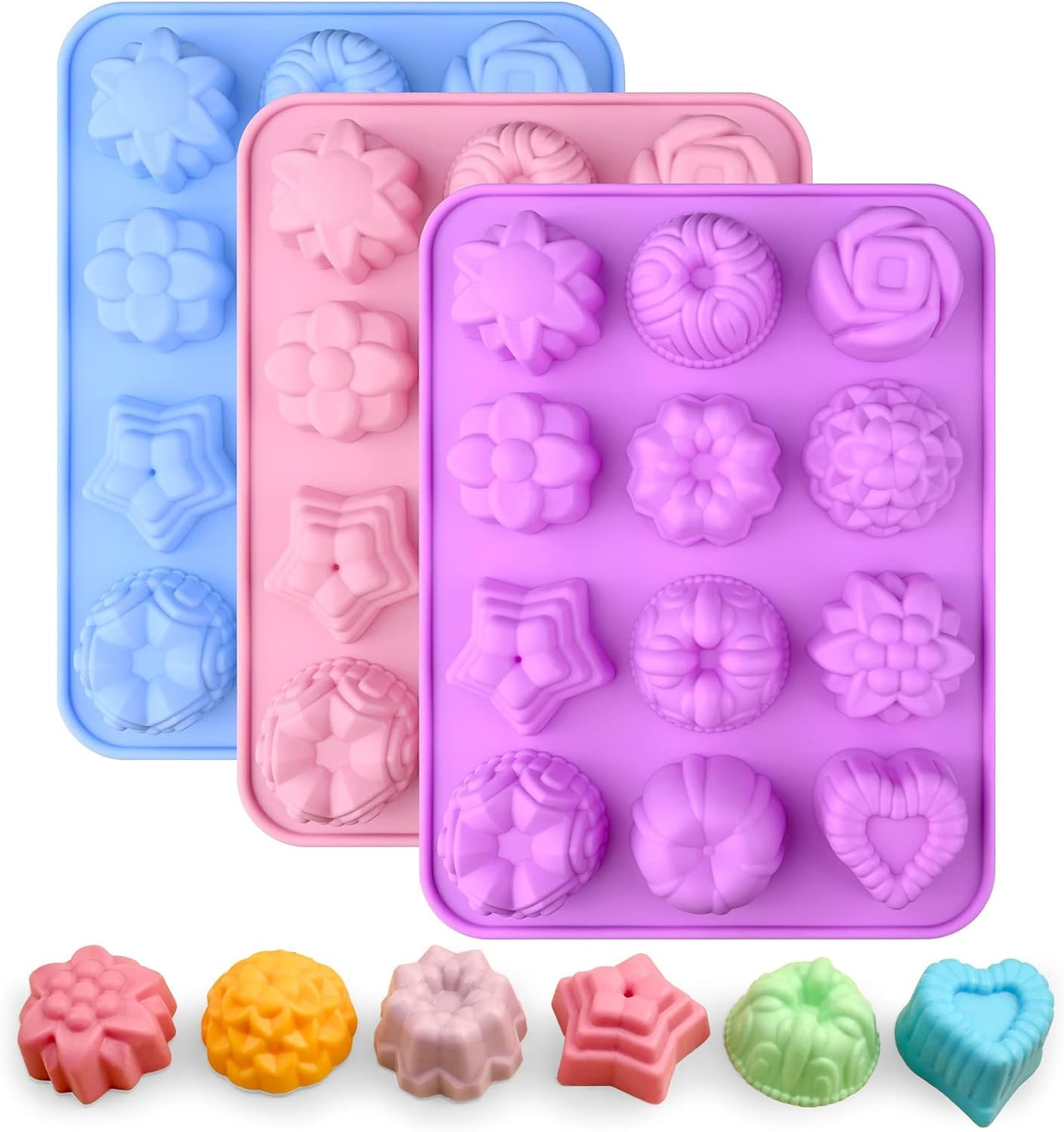 Sakolla Graduation Fondant Molds Silicone Doctoral Cap Diploma Chocolate Candy Molds Congrats Grad Congratulations Mould Cake Toppers Party Decorations for 2026 Graduation Celebration