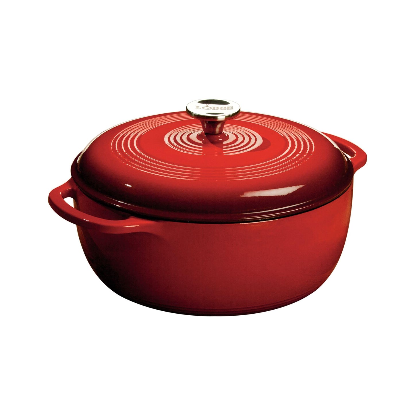 Lodge Essential Enamel Cast Iron Dutch Oven, 6 Quart, Lagoon