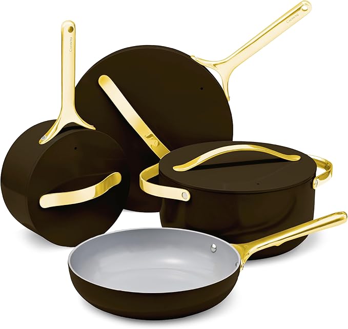 Caraway 16-Piece Deluxe Non-Stick Ceramic Cookware Set