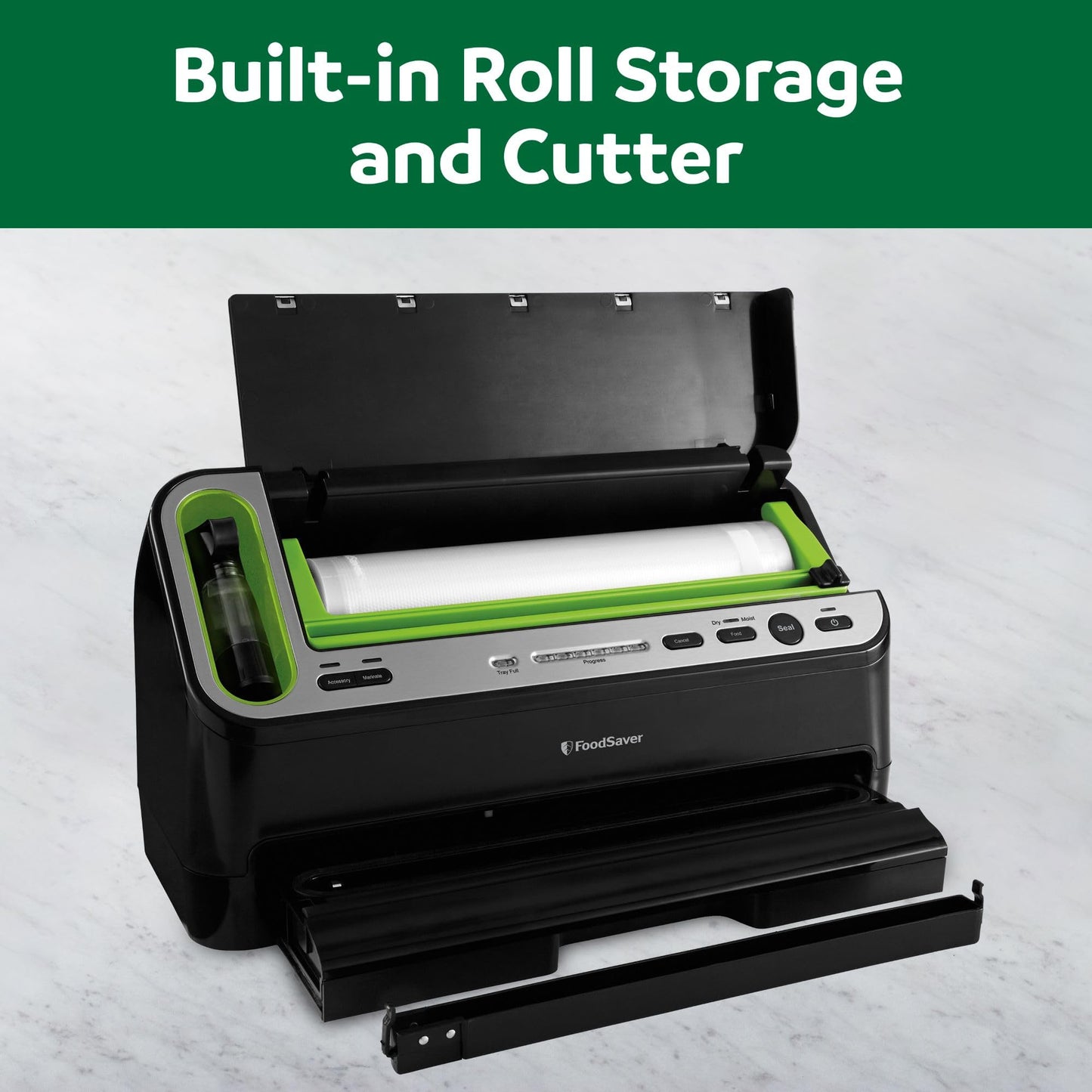 FoodSaver V4400 2-in-1 Vacuum Sealer Machine with Automatic Vacuum Sealer Bag Detection and Starter Kit