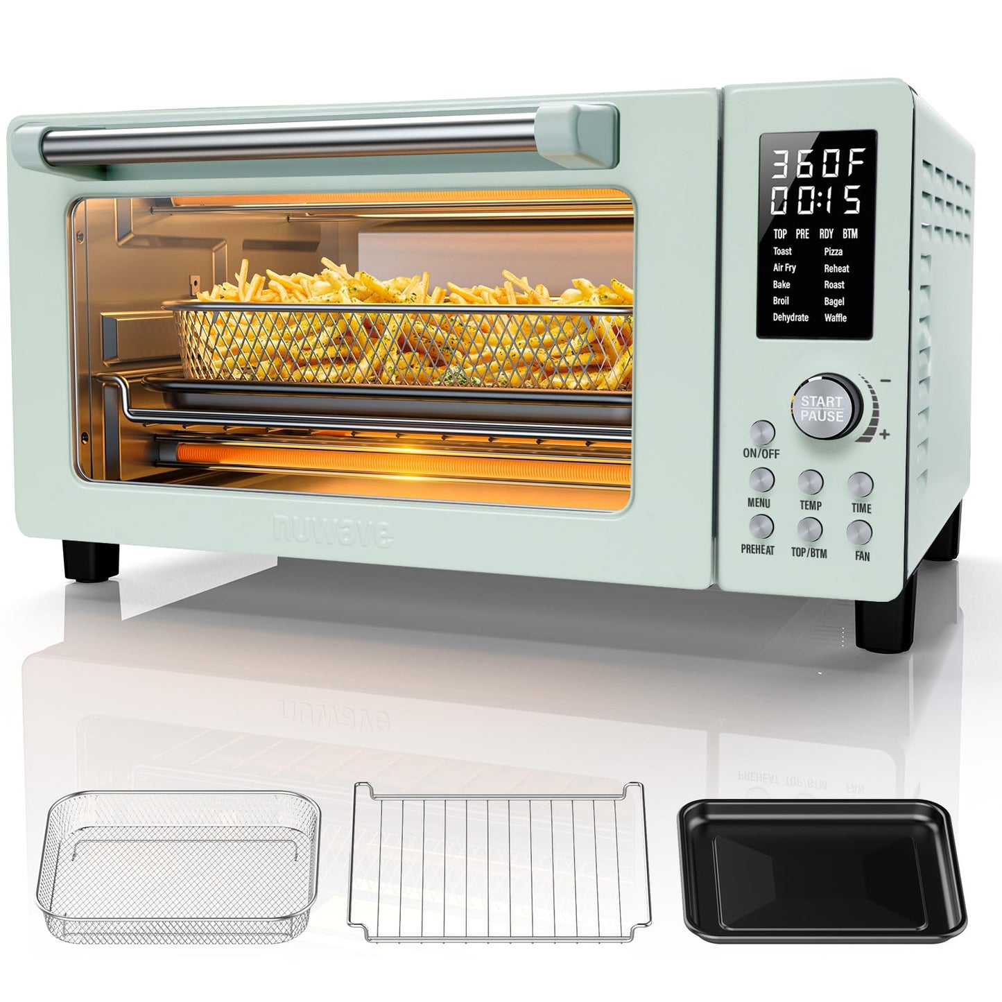 Nuwave Bravo Pro Convection Air Fryer Toaster Oven Combo