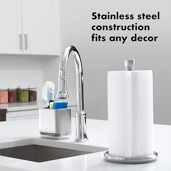 OXO Good Grips Steady Paper Towel Holder Countertop,(Pack of 4)