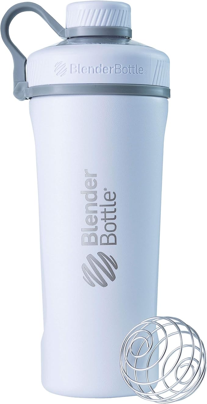 BlenderBottle Radian Stainless Steel Shaker Bottle 26 oz Rose Pink