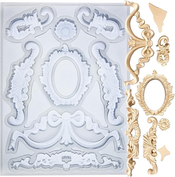 Mermaid and Sea Creatures Clay Molds for Crafts