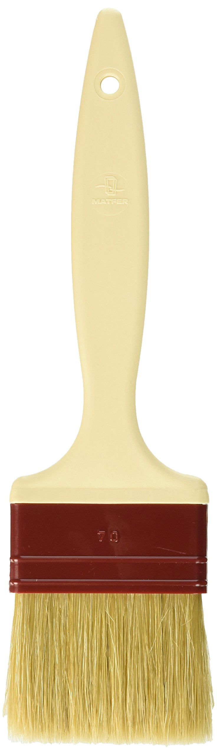 Matfer Bourgeat Natural Pastry Brush, Flat, 1 1/2"