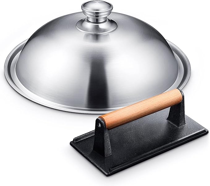 Homenote Griddle Accessories Kit for Blackstone with Dome and Burger Press