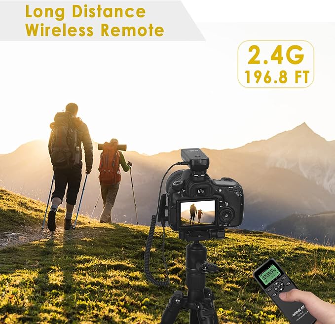 AODELAN Wireless Remote Control Shutter Release Timer intervalometer