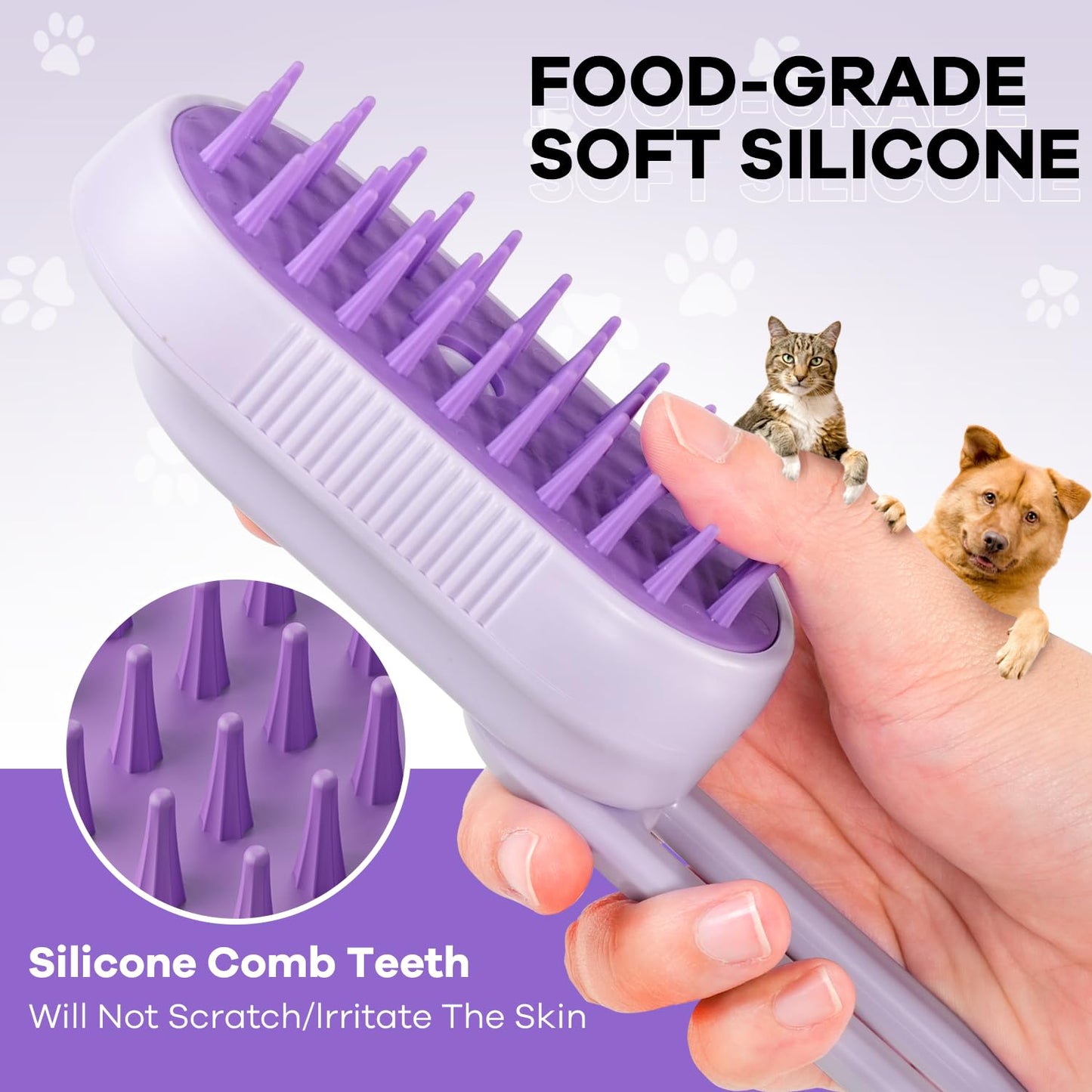 SILVLF Cat Steam Brush