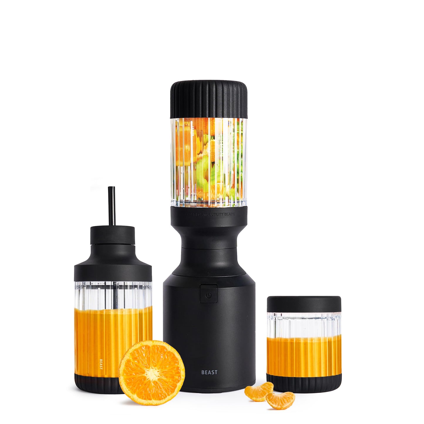 Beast Mini Blender, Countertop Kitchen Blender, Carbon Black, 600W