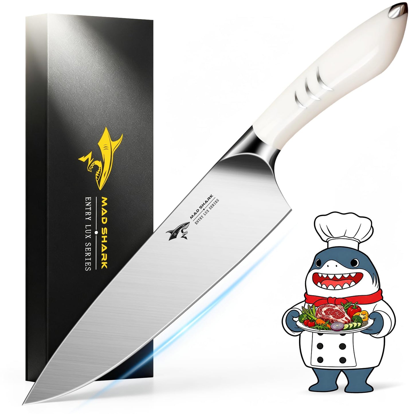 MAD SHARK Chef Knife 8 inch Chopping Knife High Carbon Stainless Steel