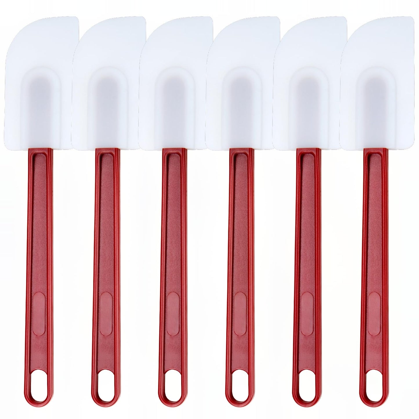 Silicone High Heat Spatula Set, 3pc (9.5/14/16Inches) - Commercial Rubber Spatula for Cooking