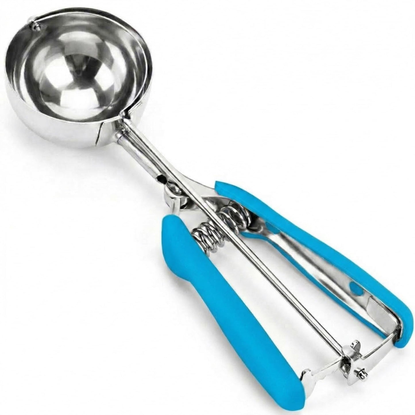 Cookie Scoop, Ice Cream Scoop, 1Tbsp/15 ml/0.5oz Cookie Scoops for Baking, 18/8 Stainless Steel Cookie Scooper for Baking, Cookie Dough Scoop with Non-slip Grip (Red)