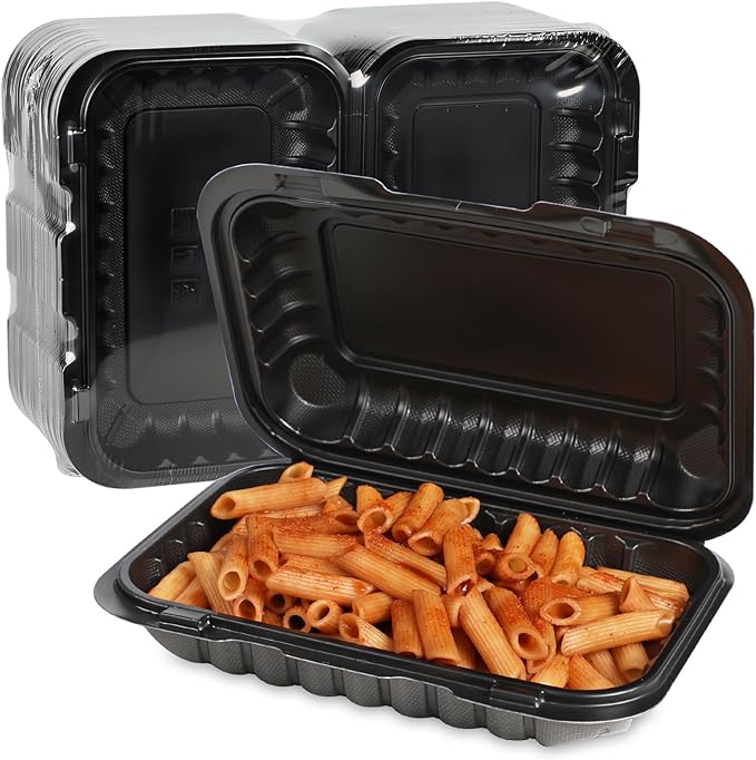 FRESHPAK 40 Pack 41oz Meal Prep Containers - Shrink Wrap Ready To Use