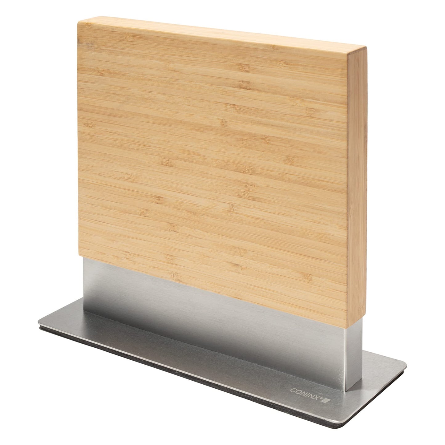 Magnetic Knife Block Without Knives By Coninx - Magnetic Knife Holder for Safe, Clean & Tidy Knife Storage - Bamboo Knife Rack Magnetic Stand for Cooking Utensils & More - Elegant Magnetic Knife Rack