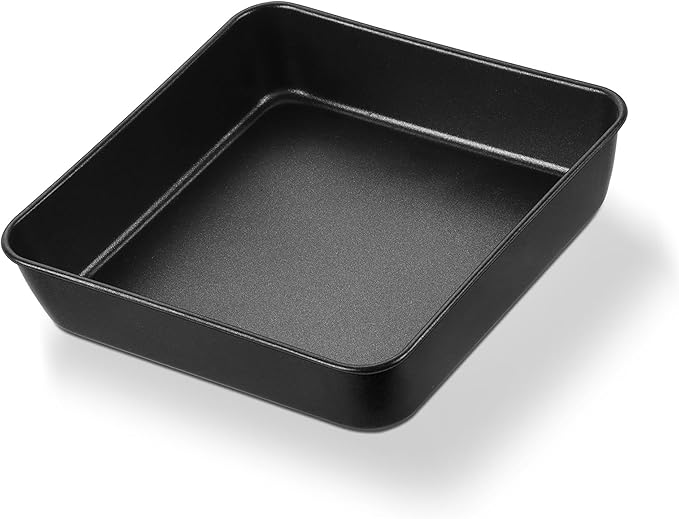 E-far 9x9 Baking Pan, Nonstick Square Cake Pan with Stainless Steel Core