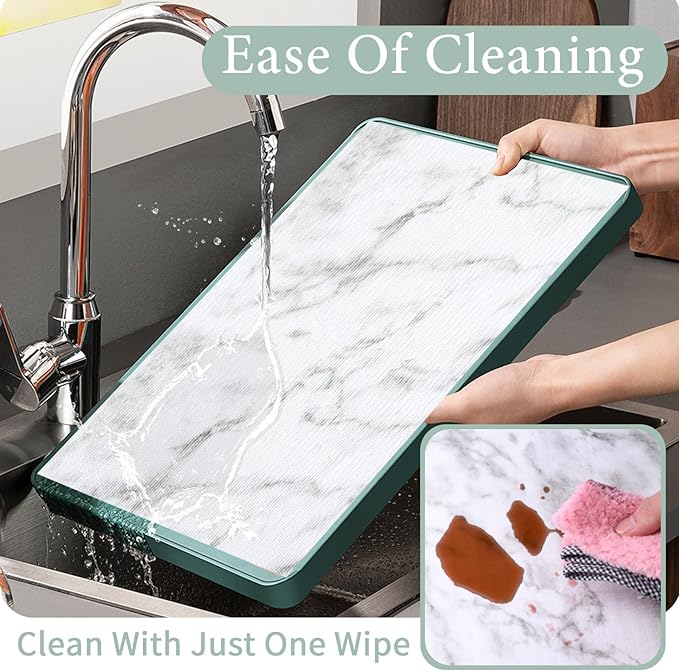 Drawer and Shelf Liner for Kitchen Cabinet: 12 in X 30 Ft Non Slip Waterproof Shelf Paper Non Adhesive Refrigerator Liners White Marble Easy Liners for Bathroom Cupboard with Knife Tape Measure