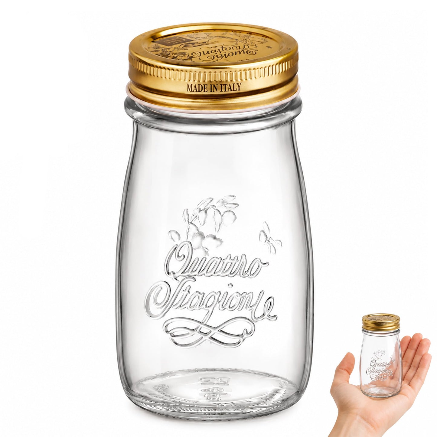 Bormioli Rocco Quattro Stagioni Bottle 33.75 Oz. - Clear