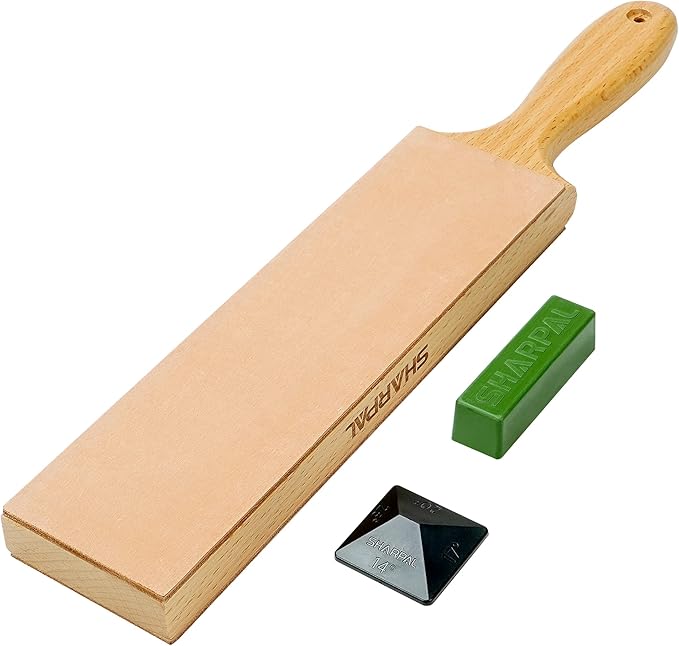 SHARPAL 205H Double-Sided Leather Strop 13.2" x 2.4" Kit