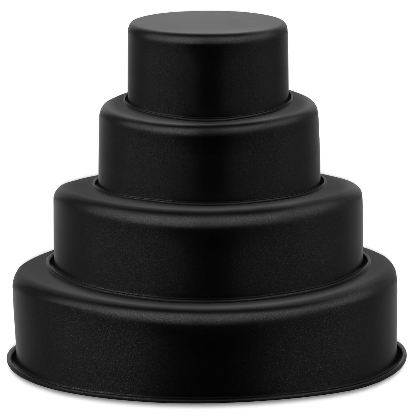 P&P CHEF 9.5 Inch Cake Pan Set, Non-stick Baking Pans for Cake, 4Pcs