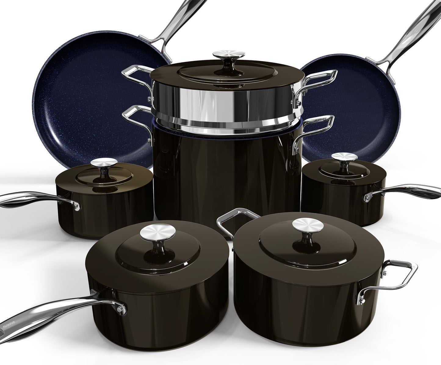Nuwave Lux 13pc Forged Lightweight Nonstick Ceramic Cookware Set, PFAS-Free