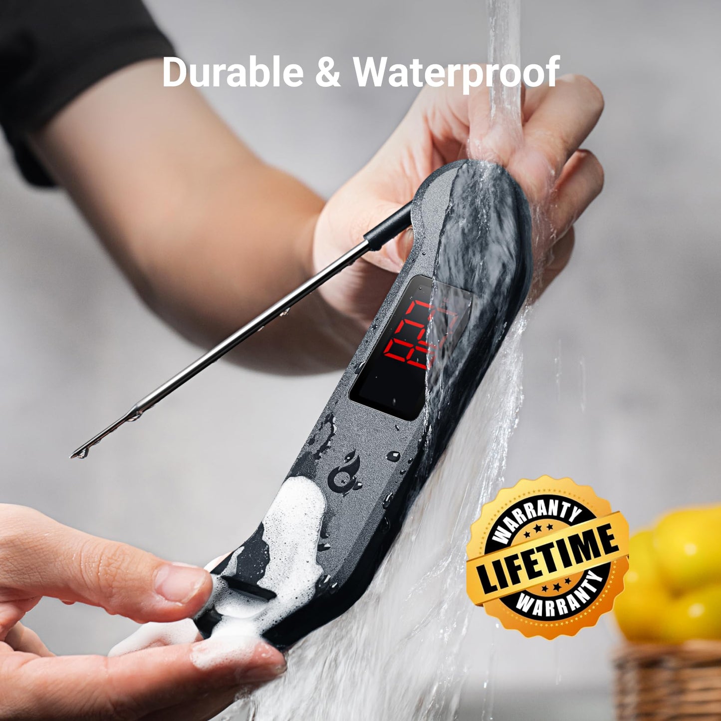 ThermoMaven 1 Sec Professional Digital Meat Thermometer, ±0.5℉ Accuracy