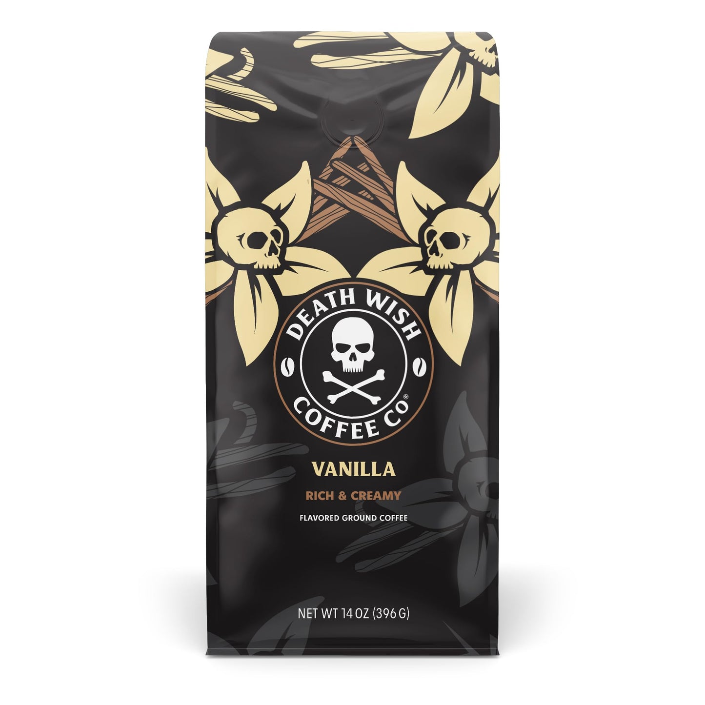 Death Wish Coffee Dark Roast & Valhalla Java Ground Coffee Bundle, Organic